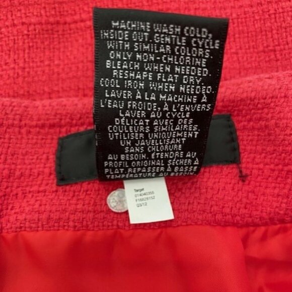 MOSSIMO Coral Red Pink Y2K Mini Skirt 10 - Picture 13 of 13